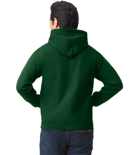 Gildan GD57 Forest Green Model -  Ready to be Embroidered and Printed by Custard Workwear - Cheap Personalised and Customised Workwear in Nottinghamshire, Derbyshire and Leicestershire