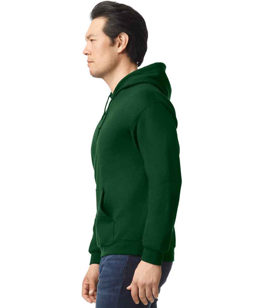 Gildan GD57 Forest Green Model -  Ready to be Embroidered and Printed by Custard Workwear - Cheap Personalised and Customised Workwear in Nottinghamshire, Derbyshire and Leicestershire