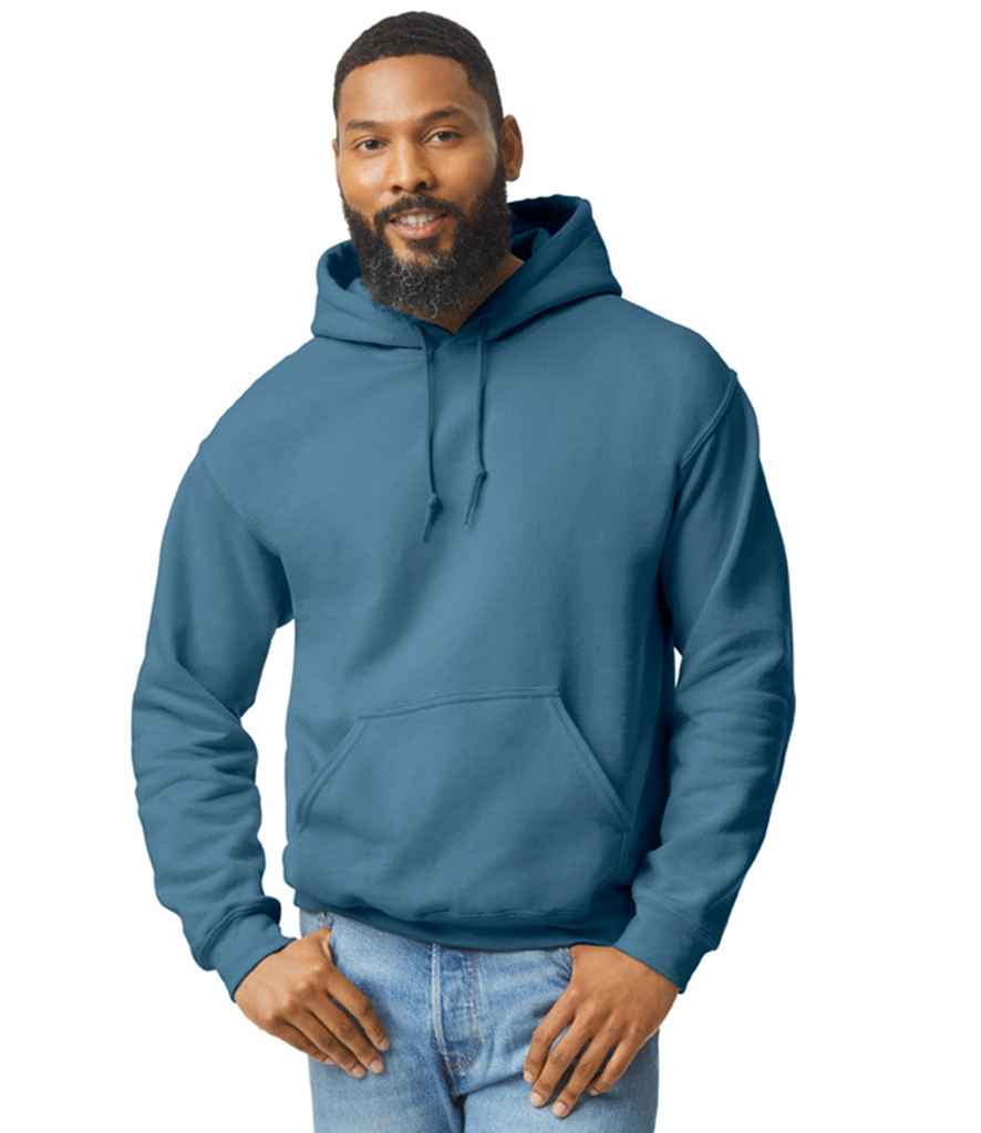 Gildan GD57 Indigo Model -  Ready to be Embroidered and Printed by Custard Workwear - Cheap Personalised and Customised Workwear in Nottinghamshire, Derbyshire and Leicestershire