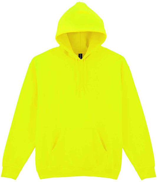 Gildan GD57 Safety Green Front -  Ready to be Embroidered and Printed by Custard Workwear - Cheap Personalised and Customised Workwear in Nottinghamshire, Derbyshire and Leicestershire