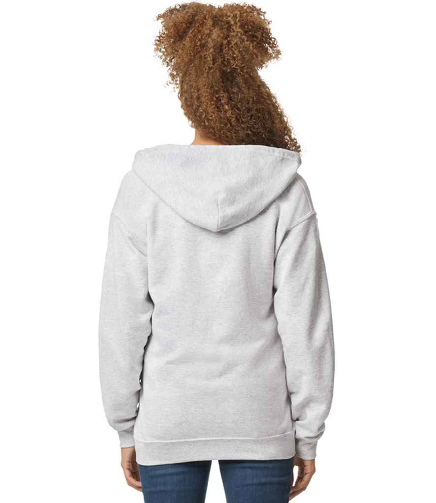 Gildan GD58 Ash Model -  Ready to be Embroidered and Printed by Custard Workwear - Cheap Personalised and Customised Workwear in Nottinghamshire, Derbyshire and Leicestershire