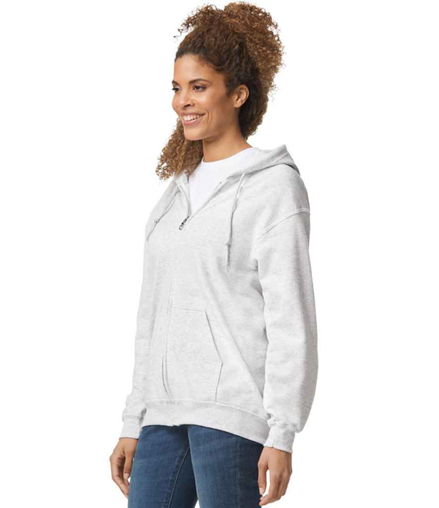 Gildan GD58 Ash Model -  Ready to be Embroidered and Printed by Custard Workwear - Cheap Personalised and Customised Workwear in Nottinghamshire, Derbyshire and Leicestershire