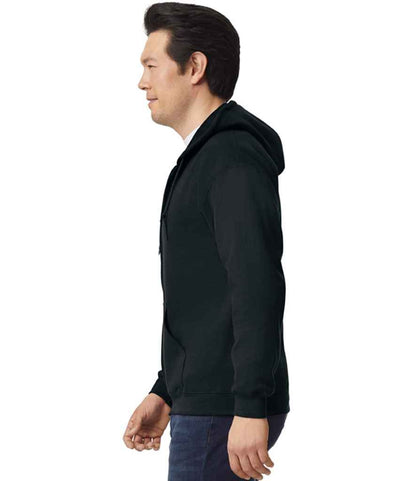 Gildan GD58 Black Model -  Ready to be Embroidered and Printed by Custard Workwear - Cheap Personalised and Customised Workwear in Nottinghamshire, Derbyshire and Leicestershire