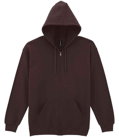 Gildan GD58 Dark Chocolate Front -  Ready to be Embroidered and Printed by Custard Workwear - Cheap Personalised and Customised Workwear in Nottinghamshire, Derbyshire and Leicestershire
