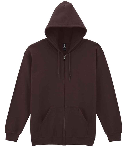 Gildan GD58 Dark Chocolate Front -  Ready to be Embroidered and Printed by Custard Workwear - Cheap Personalised and Customised Workwear in Nottinghamshire, Derbyshire and Leicestershire
