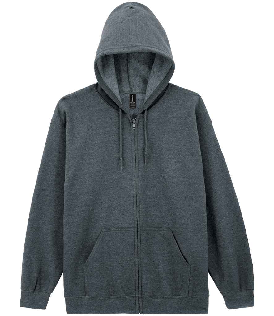 Gildan GD58 Dark Heather Front -  Ready to be Embroidered and Printed by Custard Workwear - Cheap Personalised and Customised Workwear in Nottinghamshire, Derbyshire and Leicestershire