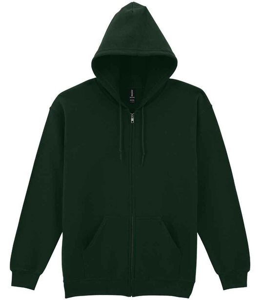 Gildan GD58 Forest Green Front -  Ready to be Embroidered and Printed by Custard Workwear - Cheap Personalised and Customised Workwear in Nottinghamshire, Derbyshire and Leicestershire