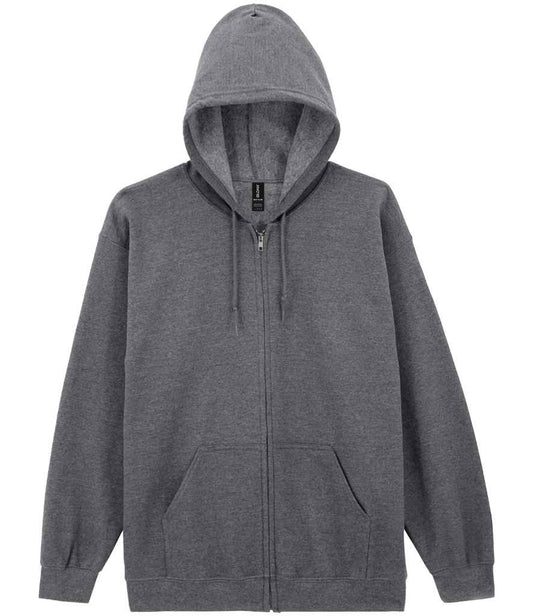 Gildan GD58 Graphite Heather Front -  Ready to be Embroidered and Printed by Custard Workwear - Cheap Personalised and Customised Workwear in Nottinghamshire, Derbyshire and Leicestershire