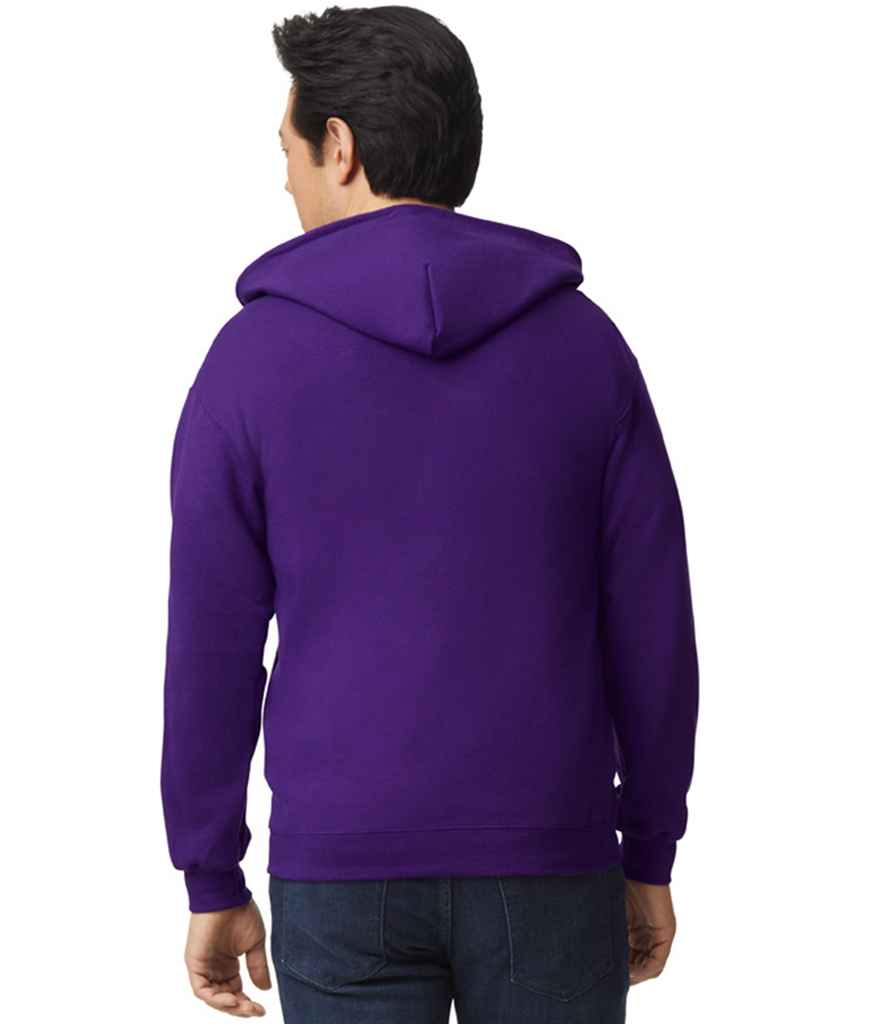 Gildan GD58 Purple Model -  Ready to be Embroidered and Printed by Custard Workwear - Cheap Personalised and Customised Workwear in Nottinghamshire, Derbyshire and Leicestershire