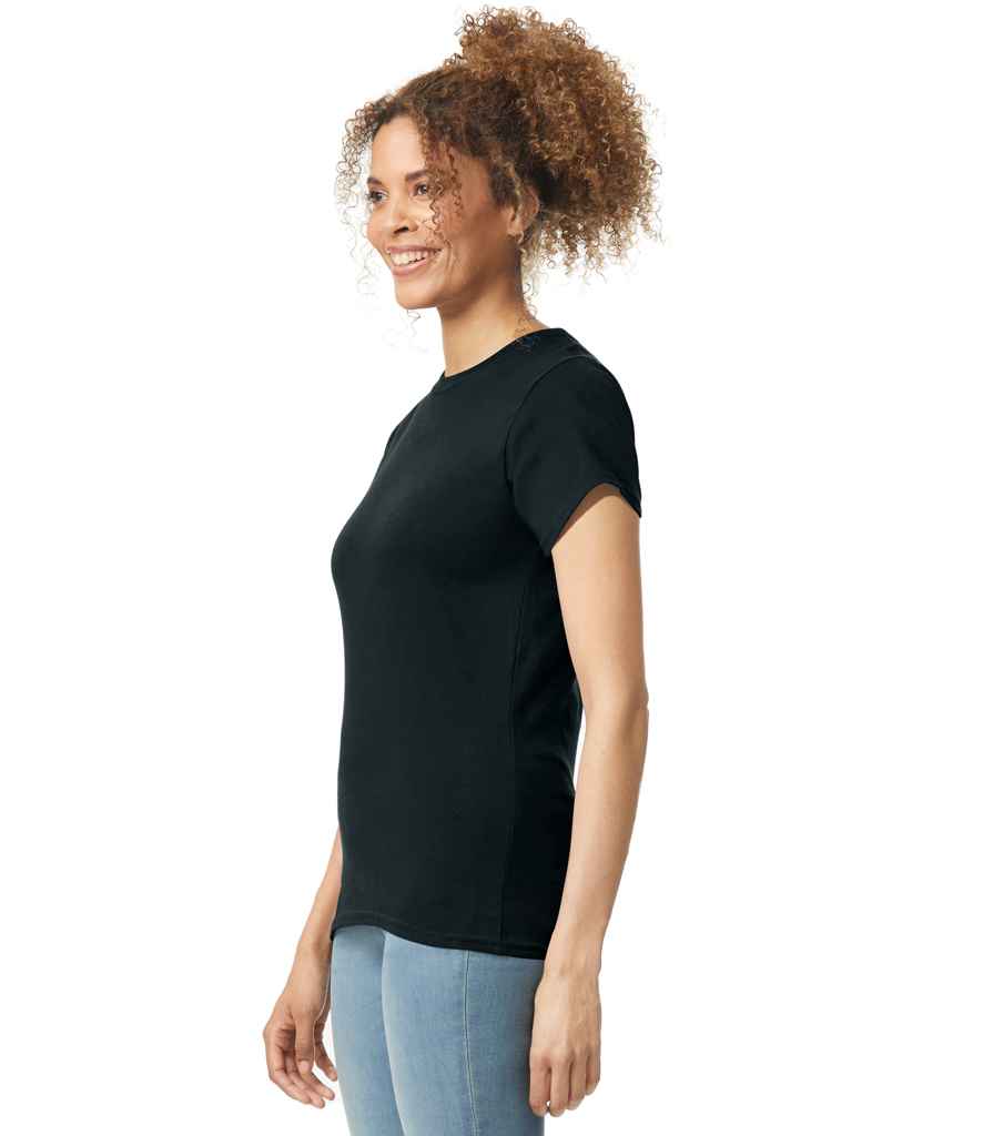 Gildan GD72 Black Model -  Ready to be Printed by Custard Workwear - Cheap Personalised and Customised Workwear in Nottinghamshire, Derbyshire and Leicestershire