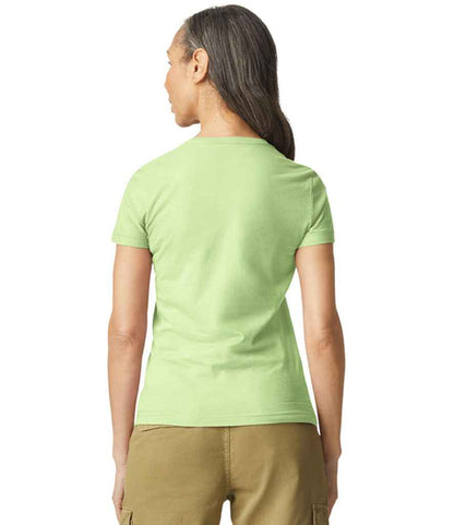 Gildan GD72 Pistachio Model -  Ready to be Printed by Custard Workwear - Cheap Personalised and Customised Workwear in Nottinghamshire, Derbyshire and Leicestershire