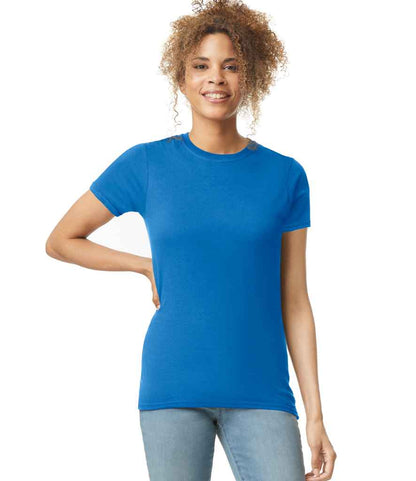 Gildan GD72 Royal Blue Model -  Ready to be Printed by Custard Workwear - Cheap Personalised and Customised Workwear in Nottinghamshire, Derbyshire and Leicestershire
