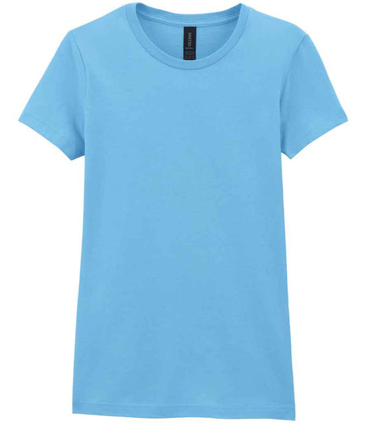 Gildan GD72 Sky Blue Front -  Ready to be Printed by Custard Workwear - Cheap Personalised and Customised Workwear in Nottinghamshire, Derbyshire and Leicestershire