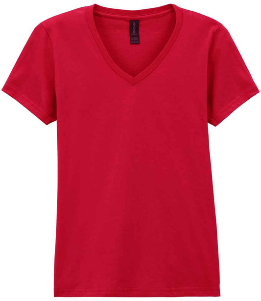 Gildan GD78 Cherry Red Front -  Ready to be Printed by Custard Workwear - Cheap Personalised and Customised Workwear in Nottinghamshire, Derbyshire and Leicestershire
