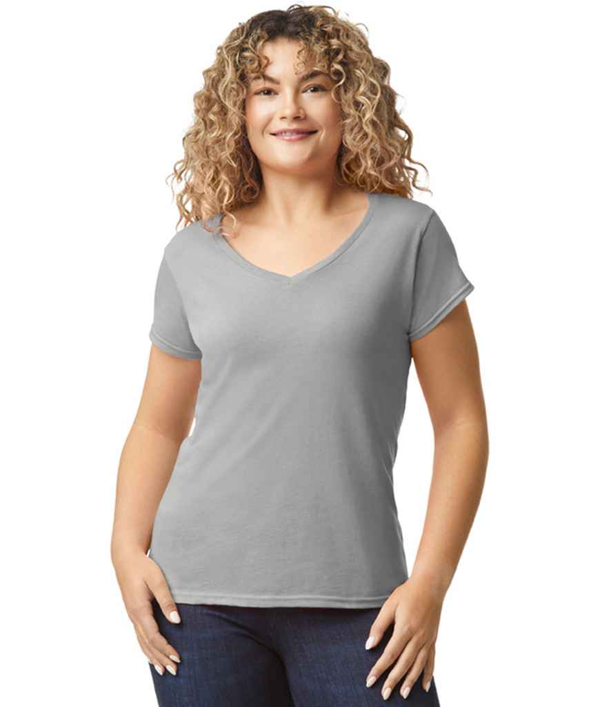 Gildan GD78 Sport Grey Model -  Ready to be Printed by Custard Workwear - Cheap Personalised and Customised Workwear in Nottinghamshire, Derbyshire and Leicestershire