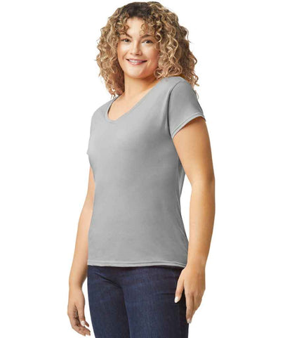 Gildan GD78 Sport Grey Model -  Ready to be Printed by Custard Workwear - Cheap Personalised and Customised Workwear in Nottinghamshire, Derbyshire and Leicestershire