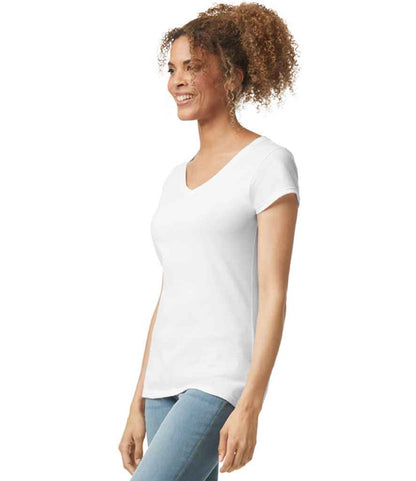 Gildan GD78 White Model -  Ready to be Printed by Custard Workwear - Cheap Personalised and Customised Workwear in Nottinghamshire, Derbyshire and Leicestershire
