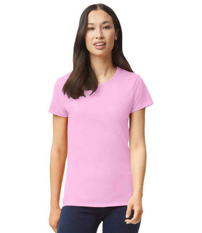 Gildan GD95 Light Pink Model -  Ready to be Embroidered and Printed by Custard Workwear - Cheap Personalised and Customised Workwear in Nottinghamshire, Derbyshire and Leicestershire