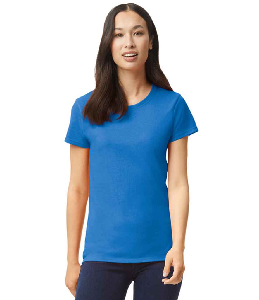 Gildan GD95 Royal Blue Model -  Ready to be Embroidered and Printed by Custard Workwear - Cheap Personalised and Customised Workwear in Nottinghamshire, Derbyshire and Leicestershire