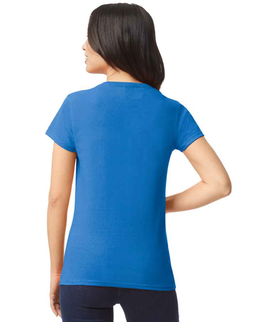 Gildan GD95 Royal Blue Model -  Ready to be Embroidered and Printed by Custard Workwear - Cheap Personalised and Customised Workwear in Nottinghamshire, Derbyshire and Leicestershire