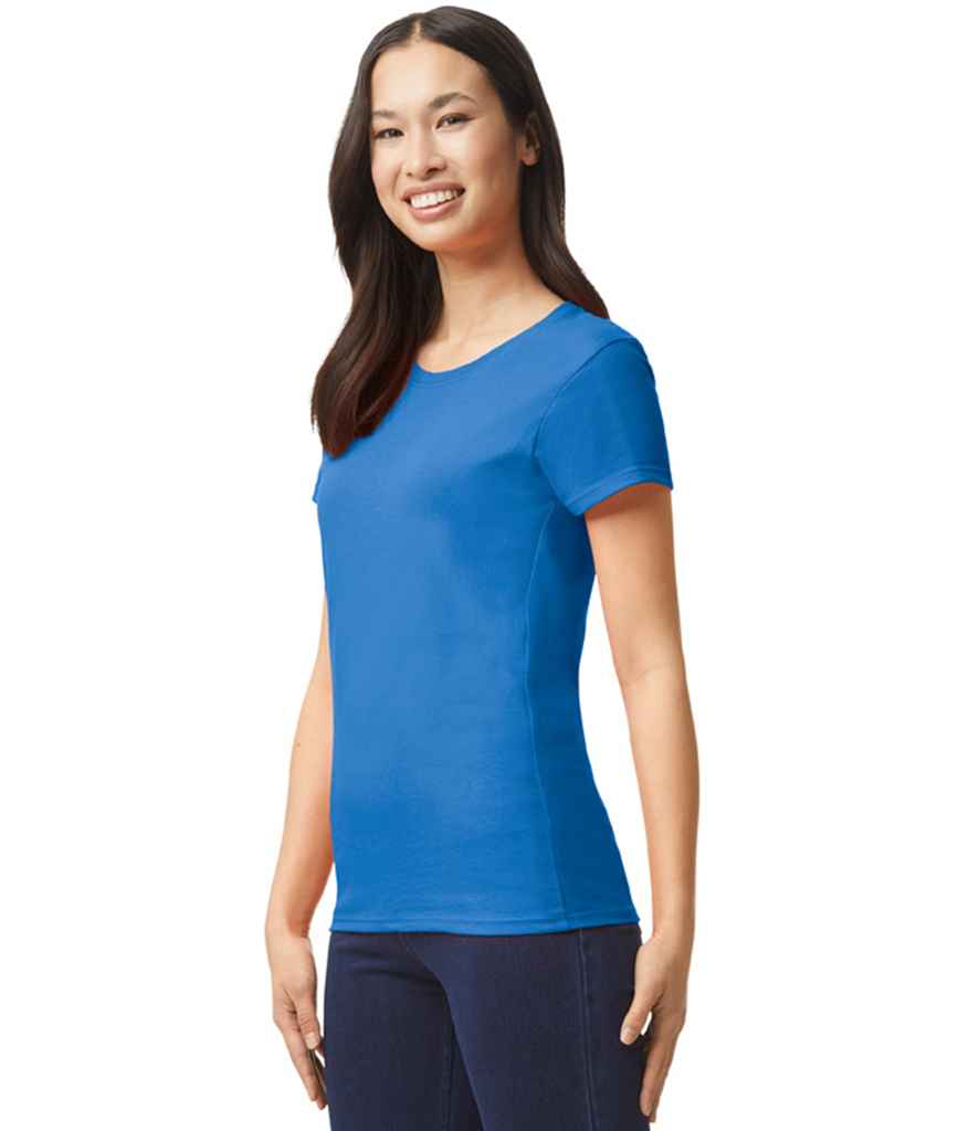 Gildan GD95 Royal Blue Model -  Ready to be Embroidered and Printed by Custard Workwear - Cheap Personalised and Customised Workwear in Nottinghamshire, Derbyshire and Leicestershire