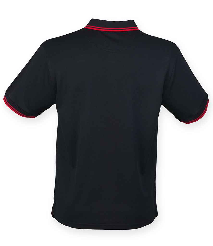 Henbury H482 Black/Red Back -  Ready to be Embroidered and Printed by Custard Workwear - Cheap Personalised and Customised Workwear in Nottinghamshire, Derbyshire and Leicestershire