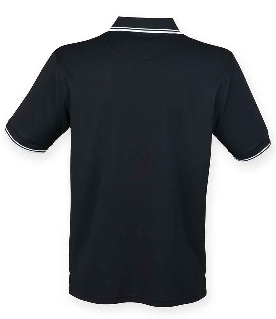 Henbury H482 Black/White Back -  Ready to be Embroidered and Printed by Custard Workwear - Cheap Personalised and Customised Workwear in Nottinghamshire, Derbyshire and Leicestershire