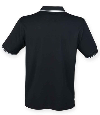 Henbury H482 Black/White Back -  Ready to be Embroidered and Printed by Custard Workwear - Cheap Personalised and Customised Workwear in Nottinghamshire, Derbyshire and Leicestershire