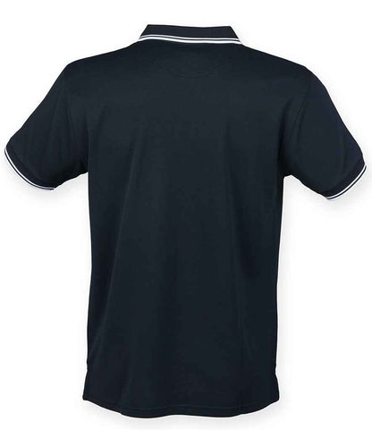 Henbury H482 Navy/White Back -  Ready to be Embroidered and Printed by Custard Workwear - Cheap Personalised and Customised Workwear in Nottinghamshire, Derbyshire and Leicestershire