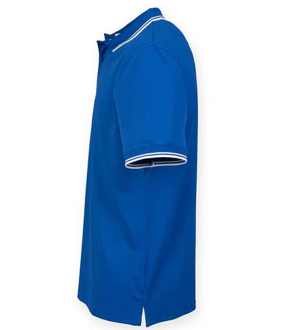 Henbury H482 Royal Blue/White Left -  Ready to be Embroidered and Printed by Custard Workwear - Cheap Personalised and Customised Workwear in Nottinghamshire, Derbyshire and Leicestershire