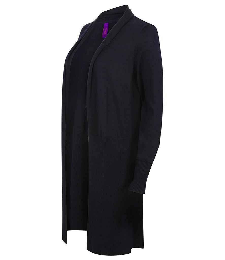 Henbury H719 Navy Left -  Ready to be Embroidered by Custard Workwear - Cheap Personalised and Customised Workwear in Nottinghamshire, Derbyshire and Leicestershire