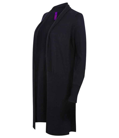Henbury H719 Navy Left -  Ready to be Embroidered by Custard Workwear - Cheap Personalised and Customised Workwear in Nottinghamshire, Derbyshire and Leicestershire