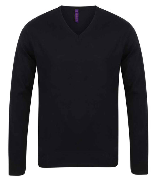 Henbury H720 Black Front -  Ready to be Embroidered by Custard Workwear - Cheap Personalised and Customised Workwear in Nottinghamshire, Derbyshire and Leicestershire