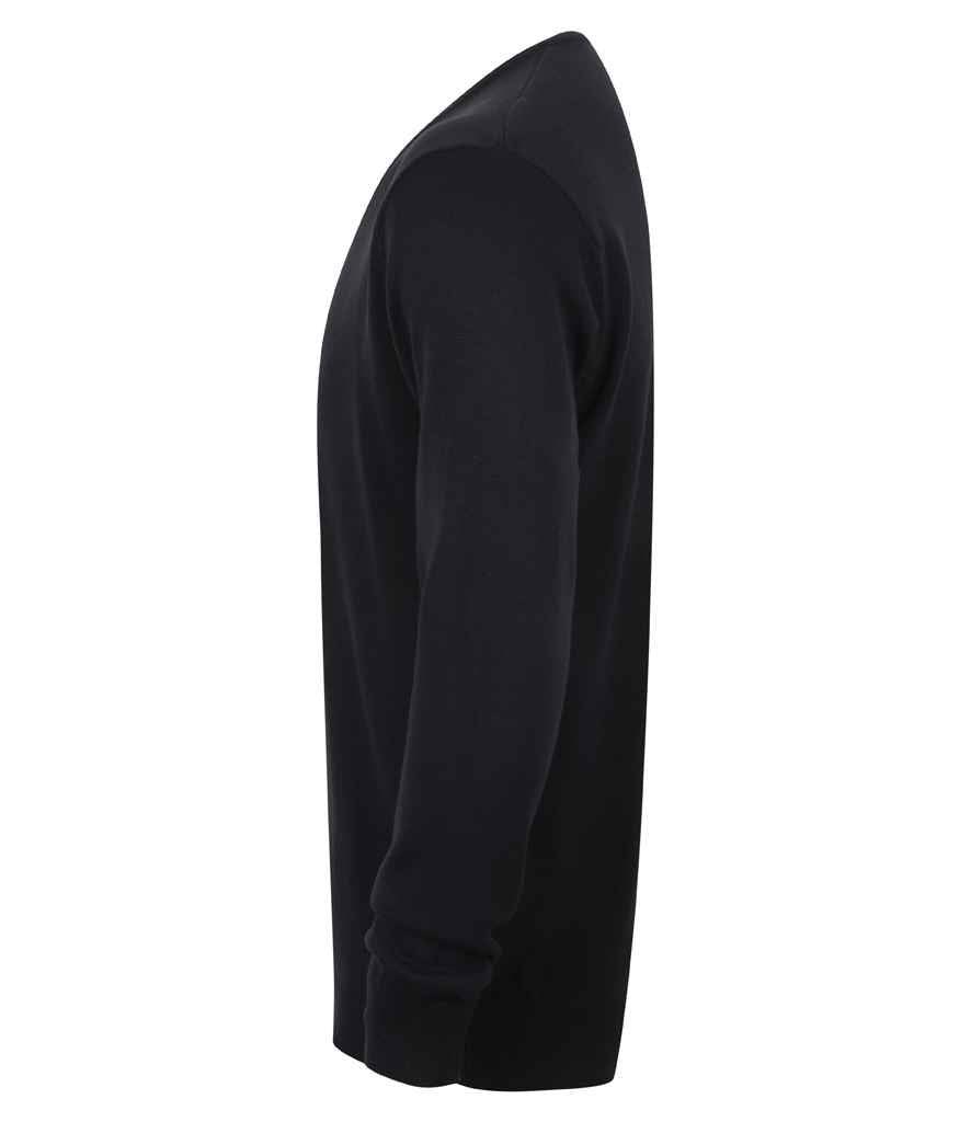 Henbury H720 Navy Left -  Ready to be Embroidered by Custard Workwear - Cheap Personalised and Customised Workwear in Nottinghamshire, Derbyshire and Leicestershire