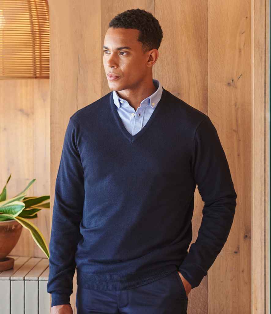 Henbury H720 Navy Model -  Ready to be Embroidered by Custard Workwear - Cheap Personalised and Customised Workwear in Nottinghamshire, Derbyshire and Leicestershire