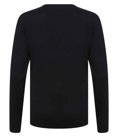 Henbury H721 Navy Back -  Ready to be Embroidered by Custard Workwear - Cheap Personalised and Customised Workwear in Nottinghamshire, Derbyshire and Leicestershire