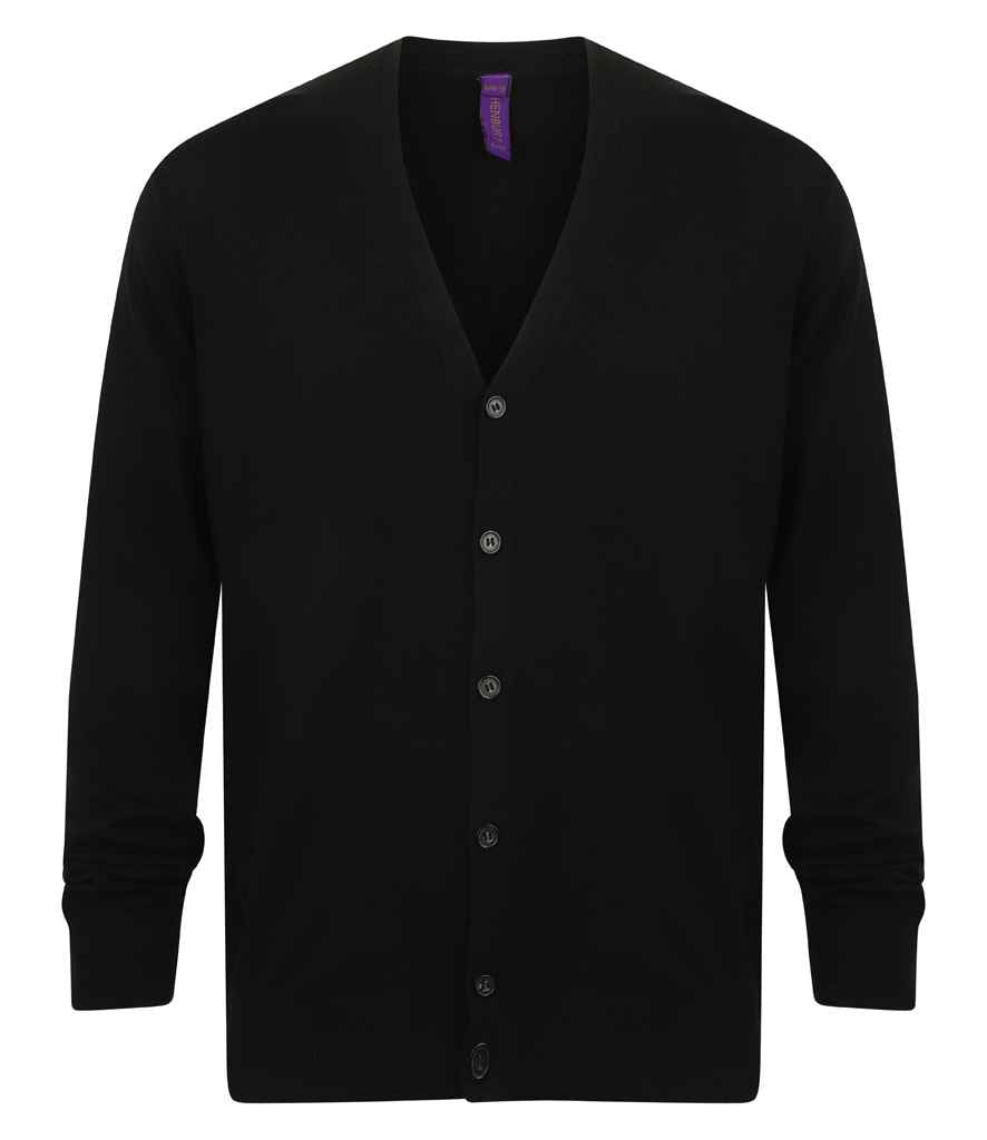 Henbury H722 Black Front -  Ready to be Embroidered by Custard Workwear - Cheap Personalised and Customised Workwear in Nottinghamshire, Derbyshire and Leicestershire