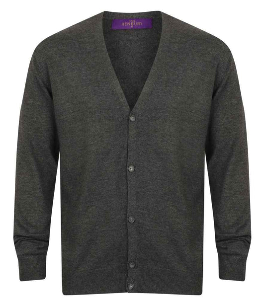 Henbury H722 Grey Marl Front -  Ready to be Embroidered by Custard Workwear - Cheap Personalised and Customised Workwear in Nottinghamshire, Derbyshire and Leicestershire