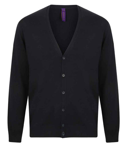 Henbury H722 Navy Front -  Ready to be Embroidered by Custard Workwear - Cheap Personalised and Customised Workwear in Nottinghamshire, Derbyshire and Leicestershire