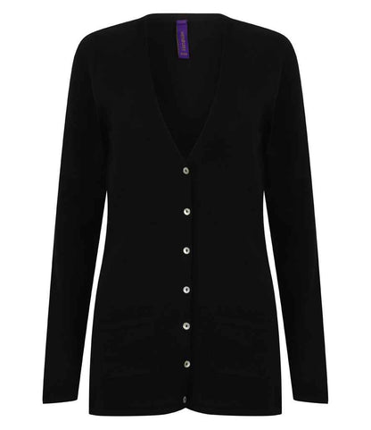 Henbury H723 Black Front -  Ready to be Embroidered by Custard Workwear - Cheap Personalised and Customised Workwear in Nottinghamshire, Derbyshire and Leicestershire