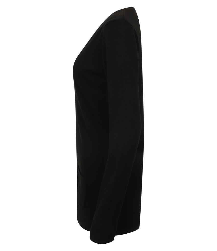 Henbury H723 Black Left -  Ready to be Embroidered by Custard Workwear - Cheap Personalised and Customised Workwear in Nottinghamshire, Derbyshire and Leicestershire
