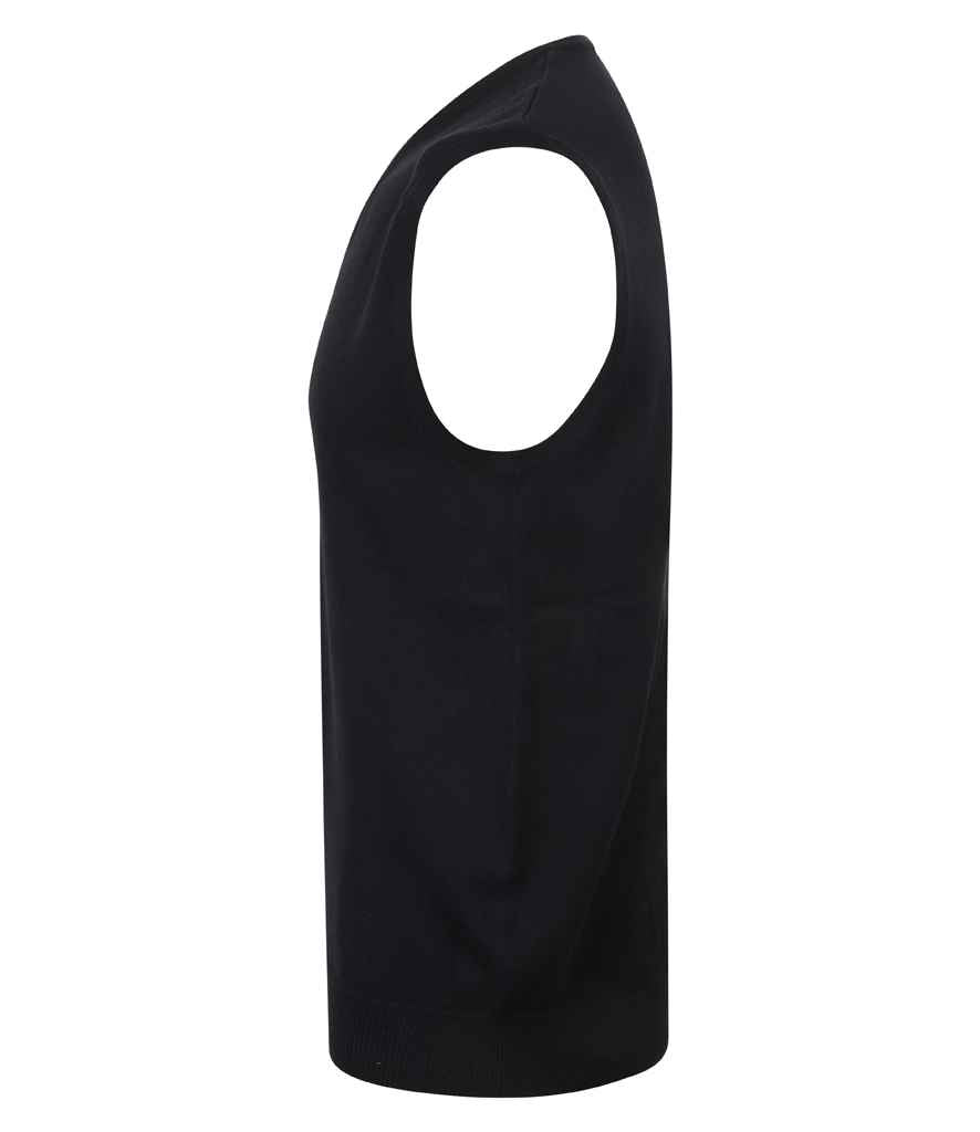 Henbury H724 Black Left -  Ready to be Embroidered by Custard Workwear - Cheap Personalised and Customised Workwear in Nottinghamshire, Derbyshire and Leicestershire