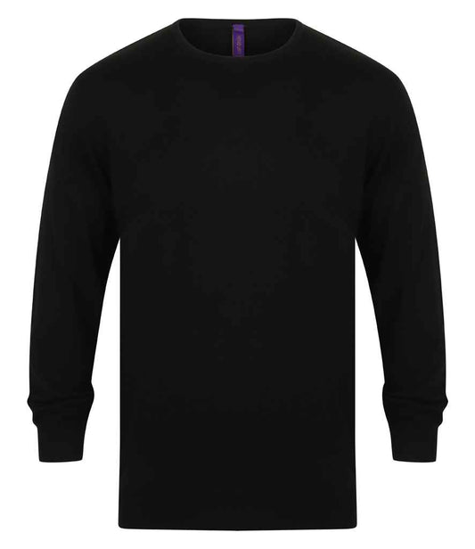 Henbury H725 Black Front -  Ready to be Embroidered by Custard Workwear - Cheap Personalised and Customised Workwear in Nottinghamshire, Derbyshire and Leicestershire