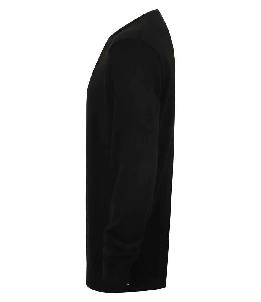Henbury H725 Black Left -  Ready to be Embroidered by Custard Workwear - Cheap Personalised and Customised Workwear in Nottinghamshire, Derbyshire and Leicestershire