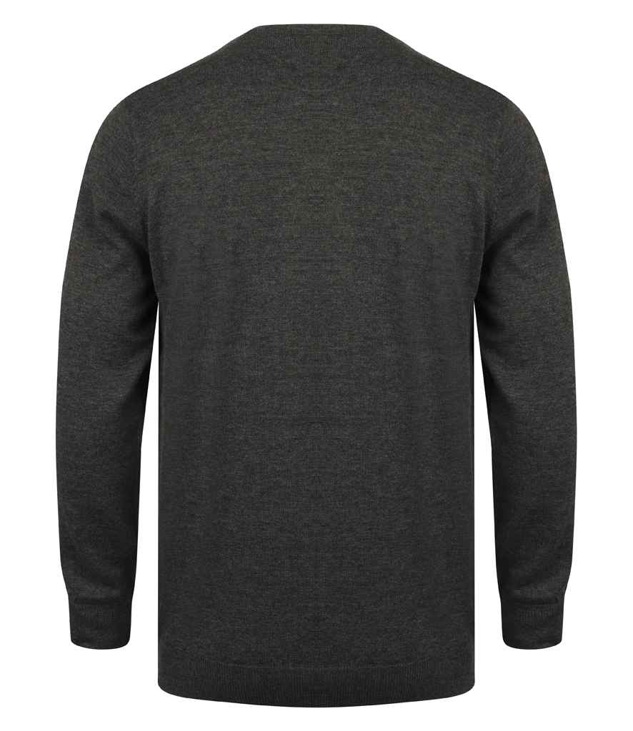 Henbury H725 Grey Marl Back -  Ready to be Embroidered by Custard Workwear - Cheap Personalised and Customised Workwear in Nottinghamshire, Derbyshire and Leicestershire