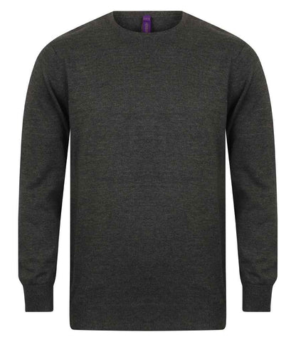 Henbury H725 Grey Marl Front -  Ready to be Embroidered by Custard Workwear - Cheap Personalised and Customised Workwear in Nottinghamshire, Derbyshire and Leicestershire