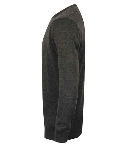 Henbury H725 Grey Marl Left -  Ready to be Embroidered by Custard Workwear - Cheap Personalised and Customised Workwear in Nottinghamshire, Derbyshire and Leicestershire