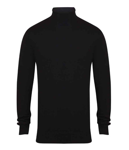 Henbury H727 Black Front -  Ready to be Embroidered by Custard Workwear - Cheap Personalised and Customised Workwear in Nottinghamshire, Derbyshire and Leicestershire