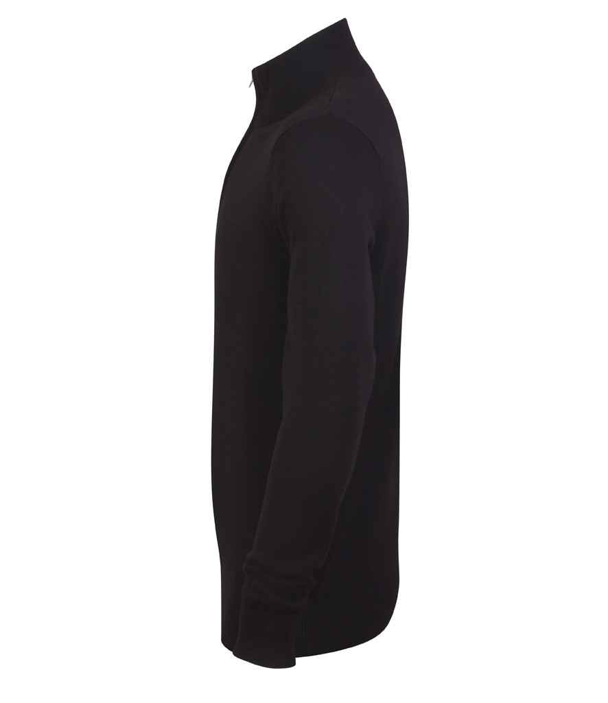 Henbury H729 Black Left -  Ready to be Embroidered by Custard Workwear - Cheap Personalised and Customised Workwear in Nottinghamshire, Derbyshire and Leicestershire