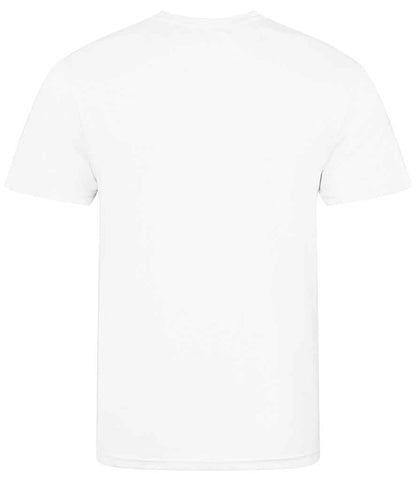 Just Cool JC001B Arctic White Back -  Ready to be Printed by Custard Workwear - Cheap Personalised and Customised Workwear in Nottinghamshire, Derbyshire and Leicestershire